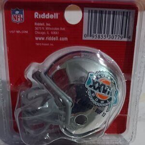 Dallas Cowboys Bills Super Bowl XVIII NFL Riddell Pocket Size Football Helmet